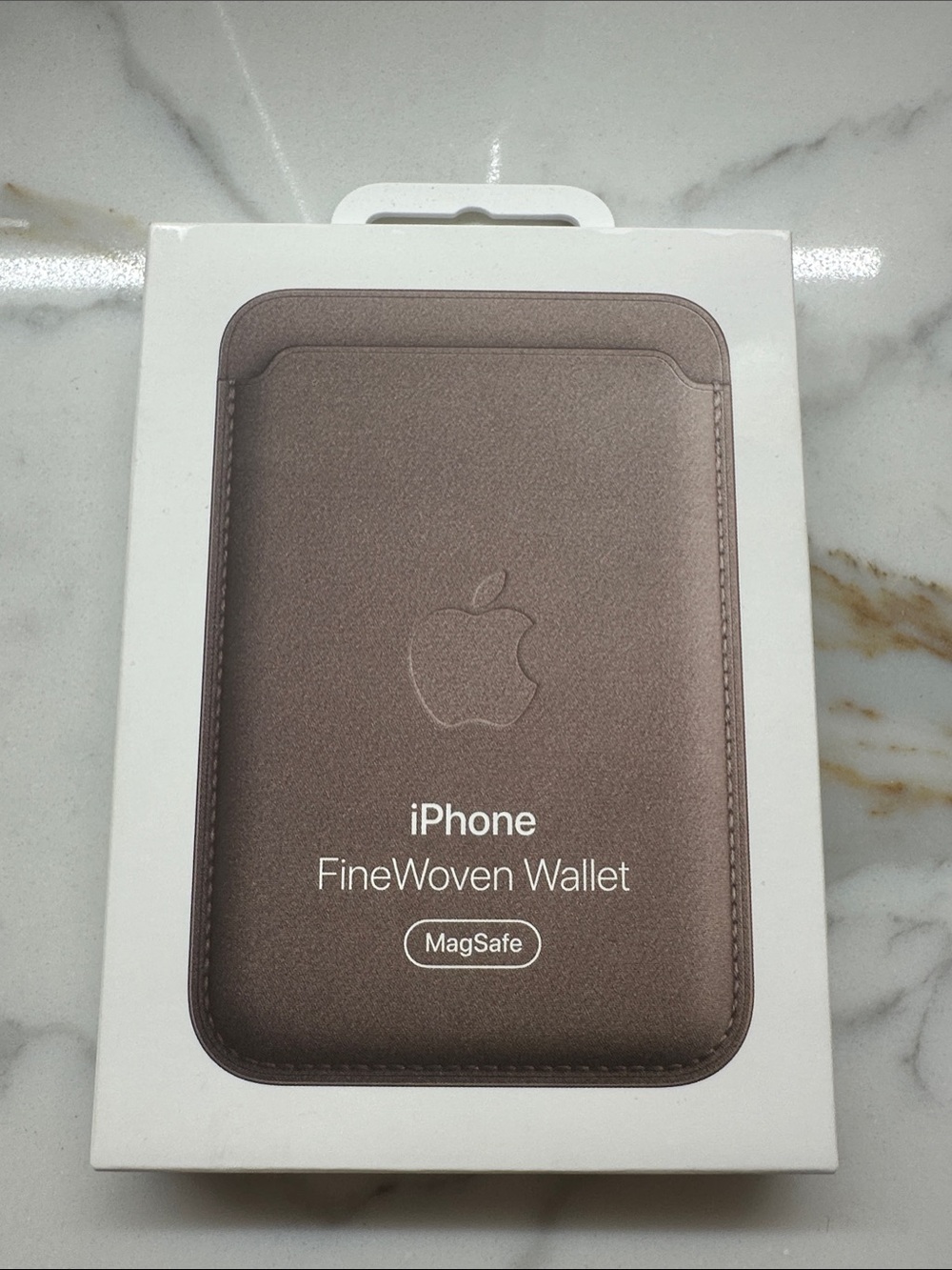 Apple FineWoven MagSafe Wallet - Taupe Brown New in Box